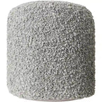 Shaggy Boucle 18-Inch Pouf