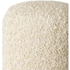 Shaggy Boucle 18-Inch Pouf