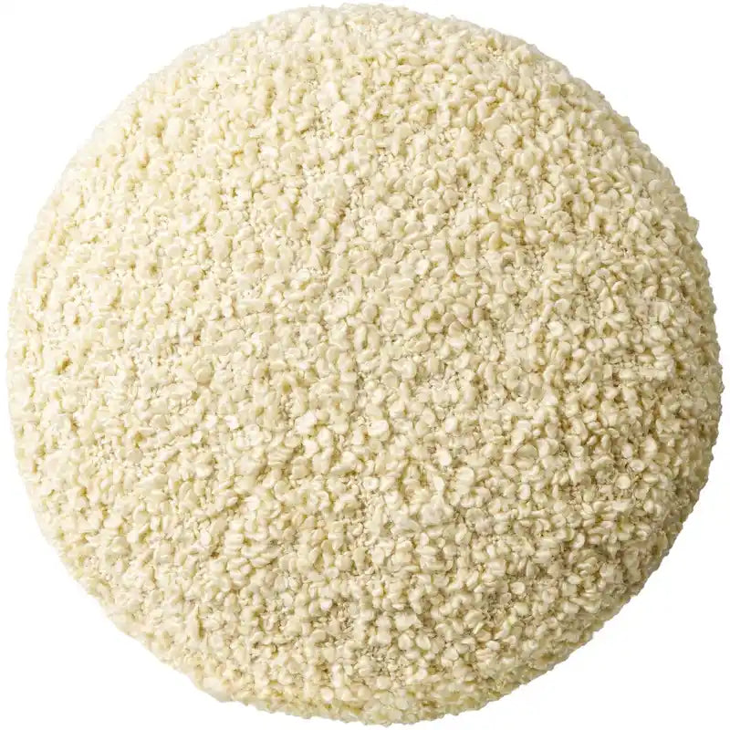 Shaggy Boucle 18-Inch Pouf