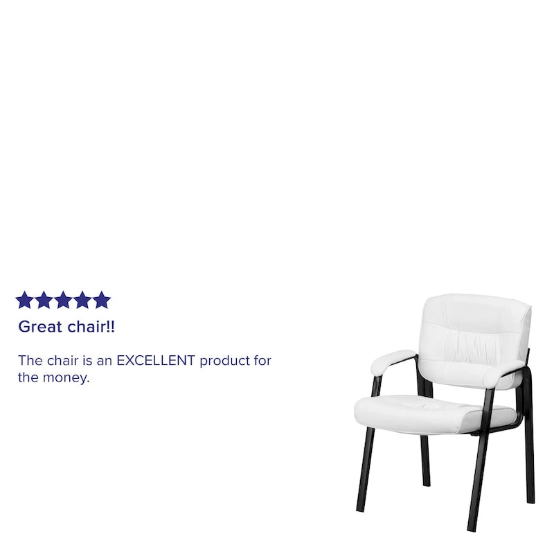 Upholstered Tufted Reception Chair with Padded Arms