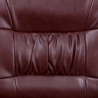 Upholstered Tufted Reception Chair with Padded Arms