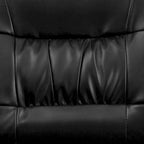 Upholstered Tufted Reception Chair with Padded Arms
