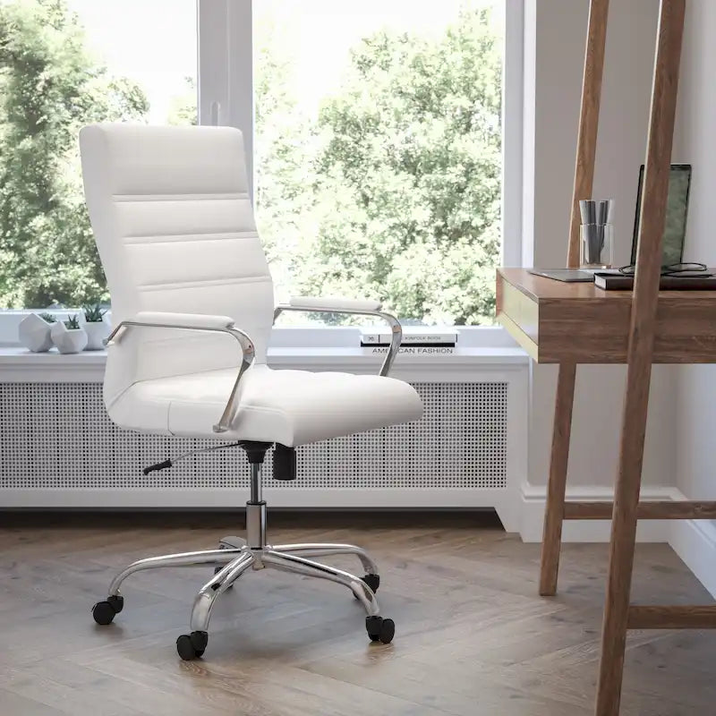 High Back Executive Swivel Office Chair with Chrome Base