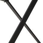 Industrieller schwarzer 149,9 cm Metall-Computertisch mit USB-Anschluss
