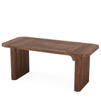 63-Inch Computer Desk with Lower Shelf