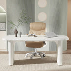 63-Inch Computer Desk with Lower Shelf