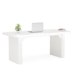 63-Inch Computer Desk with Lower Shelf