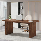 63-Inch Computer Desk with Lower Shelf