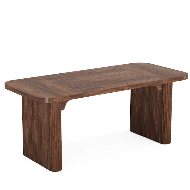 63-Inch Computer Desk with Lower Shelf
