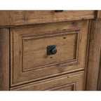 Schreibtisch aus Holz mit Aufbewahrungsschubladen