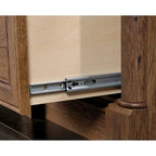 Schreibtisch aus Holz mit Aufbewahrungsschubladen