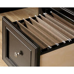 Schreibtisch aus Holz mit Aufbewahrungsschubladen