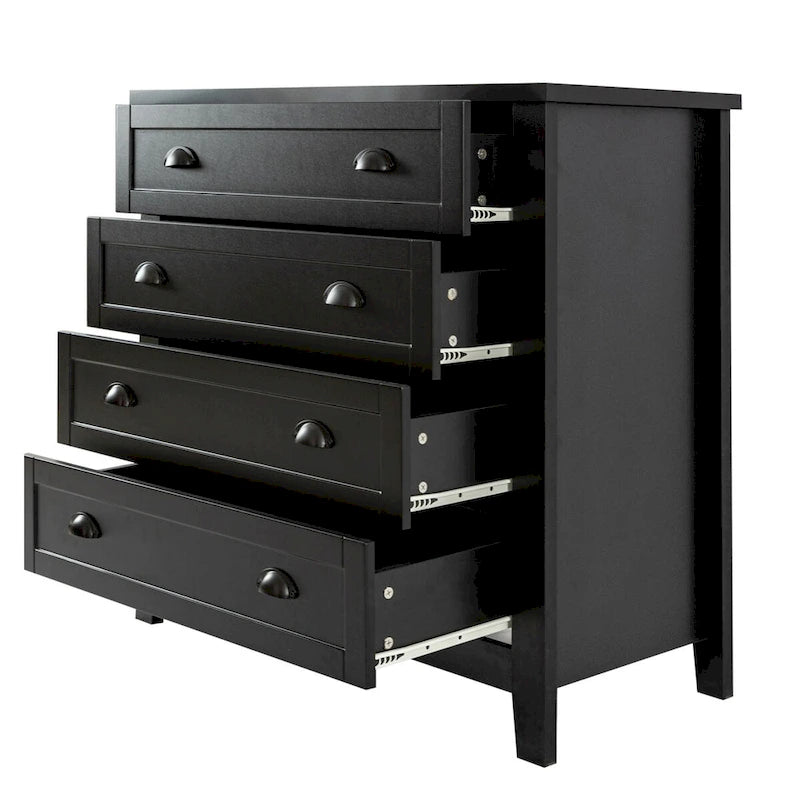 4-Drawer Storage Dresser Cabinet Sideboard