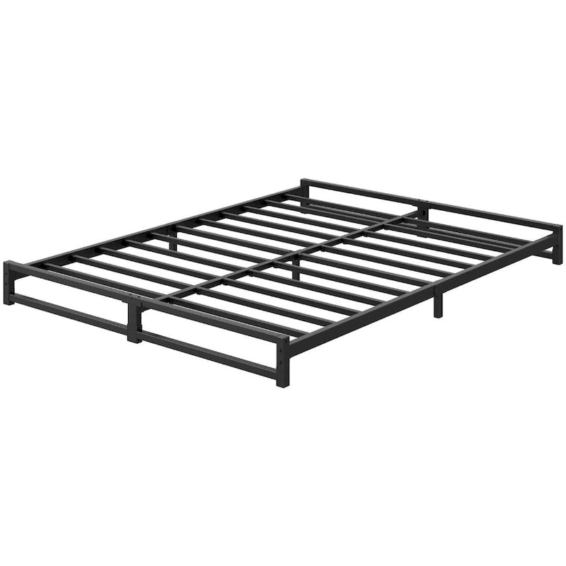 Metallbettgestell mit Stahlstreben, Full-Size
