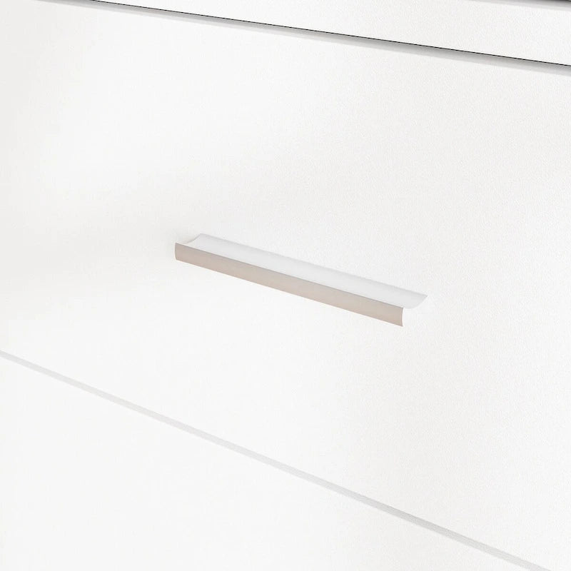 LED-Lit Vanity Dressing Cabinet with Full-Length Mirror
