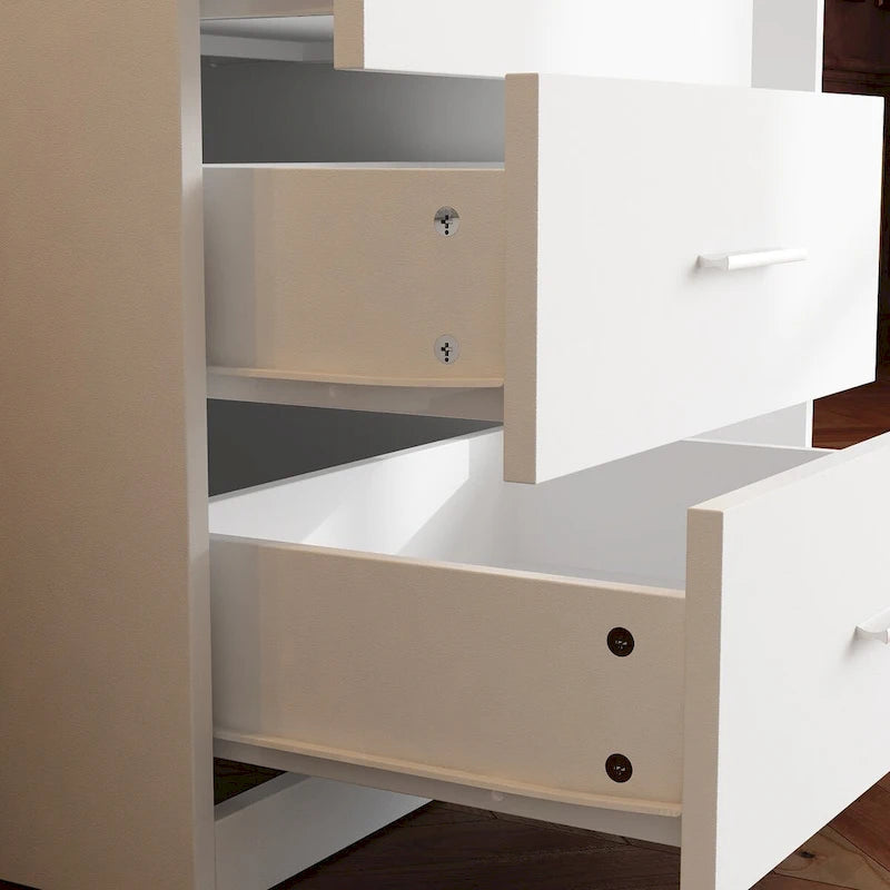 LED-beleuchteter Schminktischschrank mit Ganzkörperspiegel