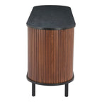Black & Walnut Two-Tone Sideboard