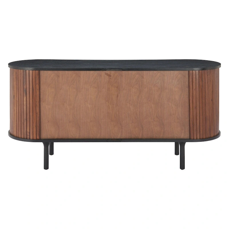 Black & Walnut Two-Tone Sideboard