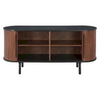 Black & Walnut Two-Tone Sideboard