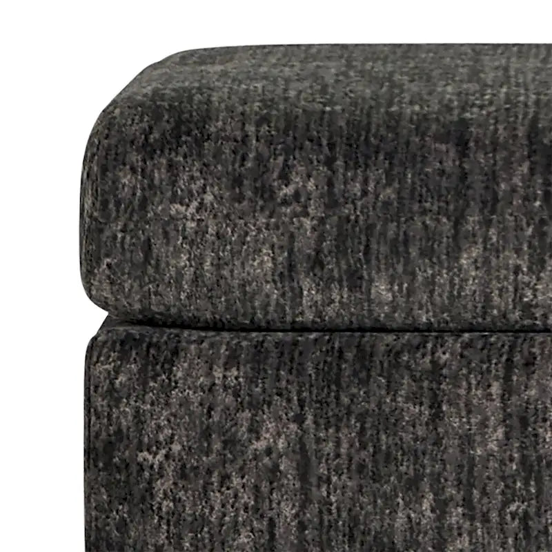 Living Room Ottoman with Casters, Parchment