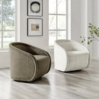 Fabric Swivel Accent Arm Chair