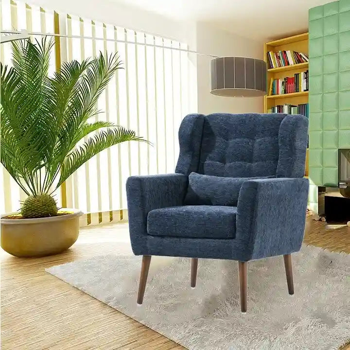 Upholstered Accent Chair with Armrests