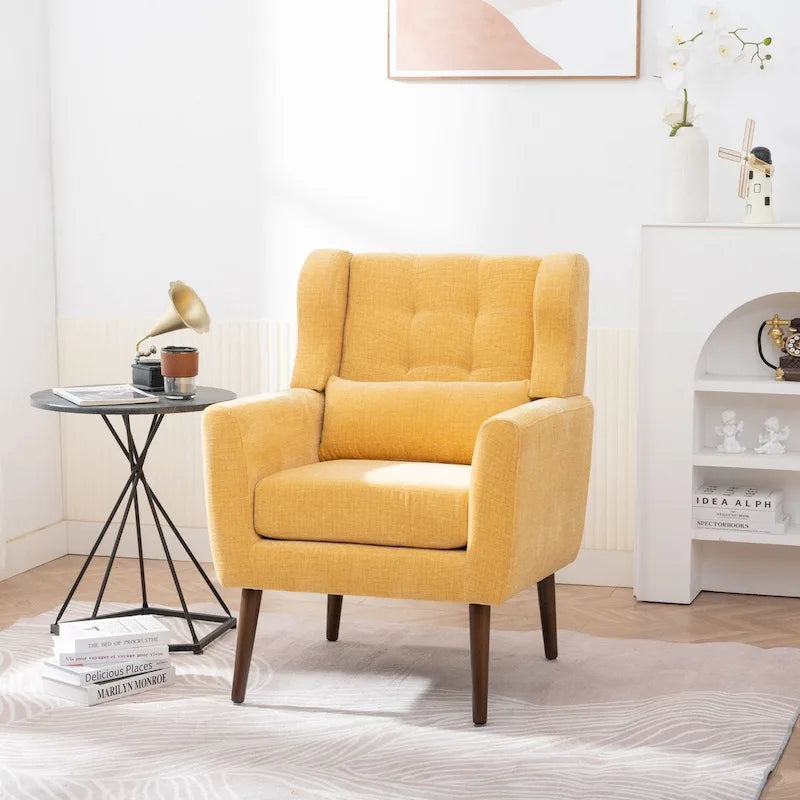 Upholstered Accent Chair with Armrests