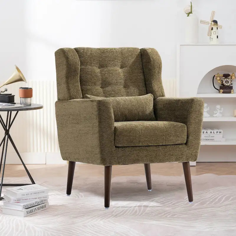 Upholstered Accent Chair with Armrests
