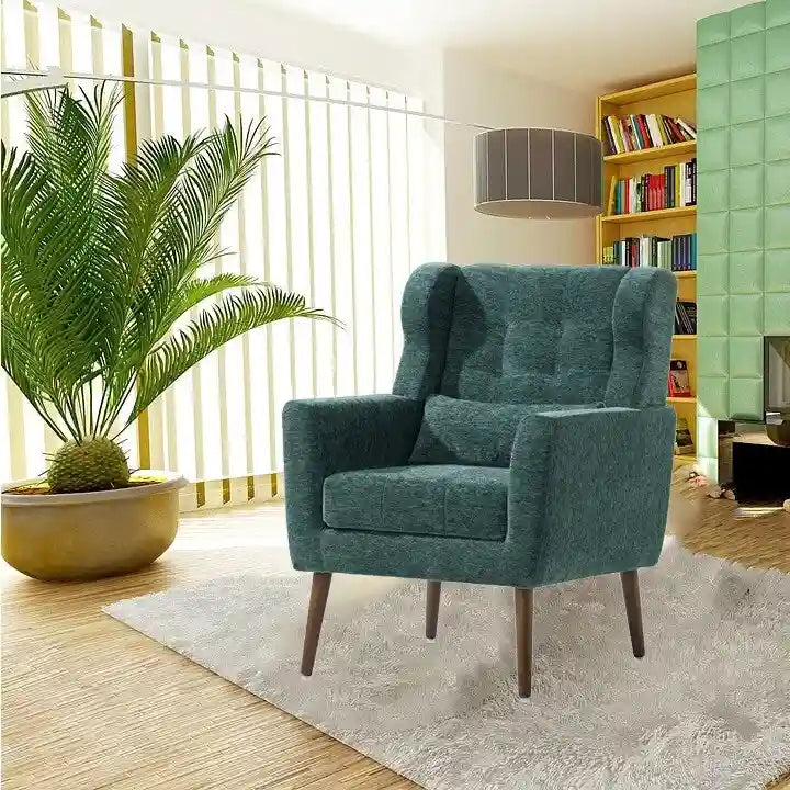 Upholstered Accent Chair with Armrests