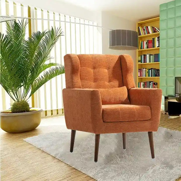 Upholstered Accent Chair with Armrests