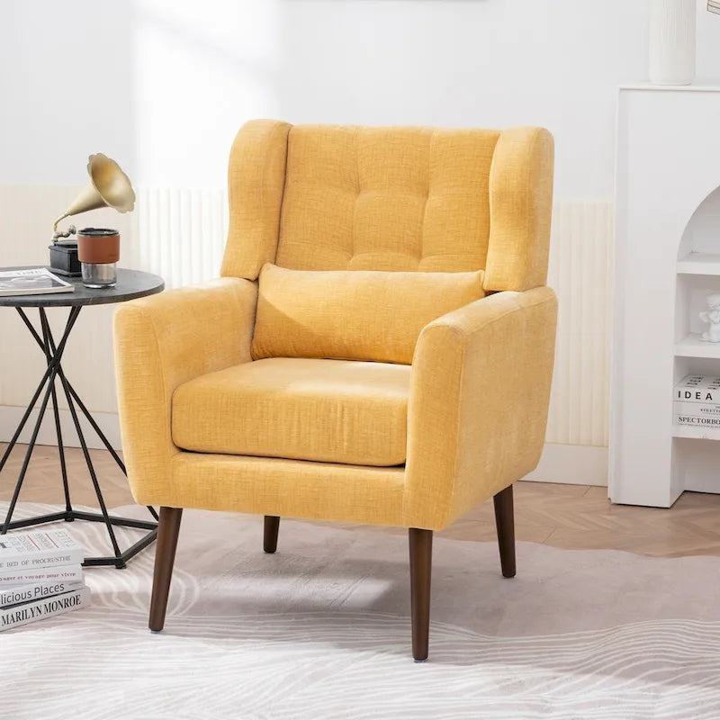 Upholstered Accent Chair with Armrests