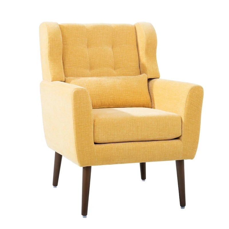 Upholstered Accent Chair with Armrests