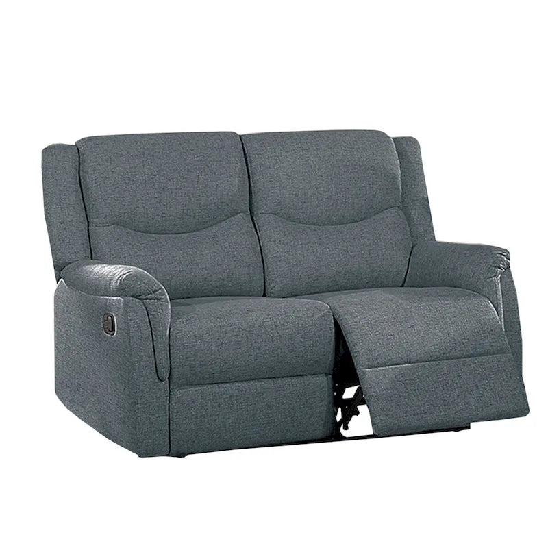 Manual Reclining Loveseat with Fabric Upholstery