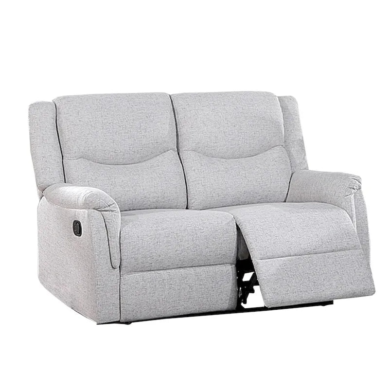 Manual Reclining Loveseat with Fabric Upholstery
