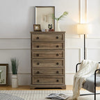 6-Drawer Dresser with Tall Chest of Drawers
