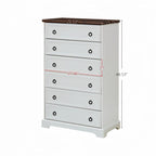 6-Drawer Dresser with Tall Chest of Drawers