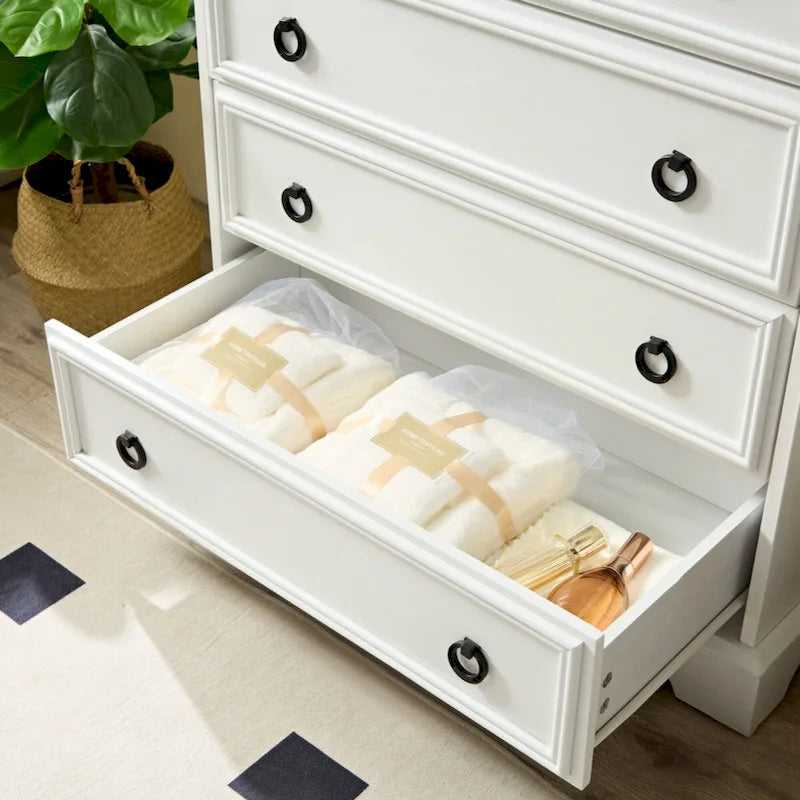 6-Drawer Dresser with Tall Chest of Drawers