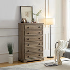 6-Drawer Dresser with Tall Chest of Drawers