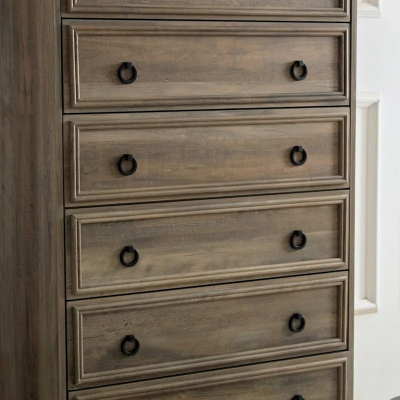 6-Drawer Dresser with Tall Chest of Drawers