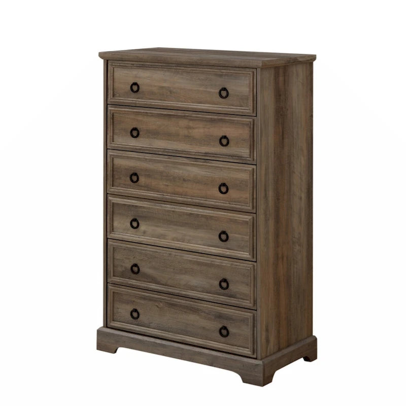 6-Drawer Dresser with Tall Chest of Drawers