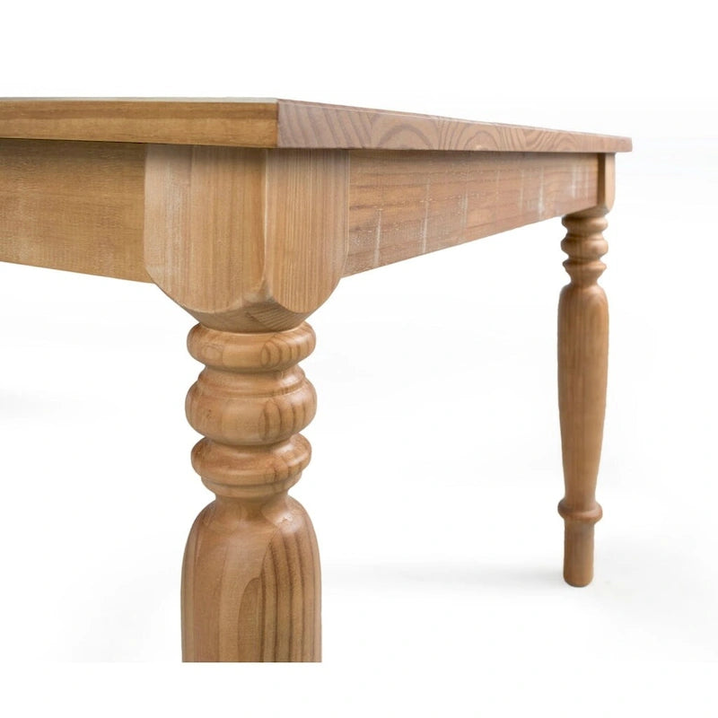 Solid Wood Farmhouse Dining Table