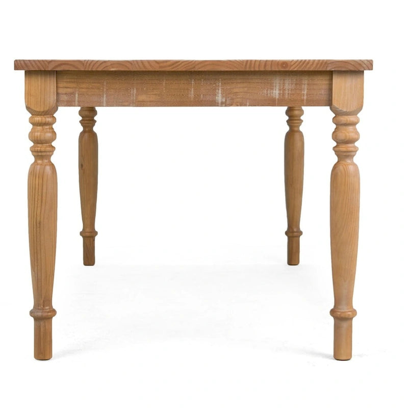 Solid Wood Farmhouse Dining Table