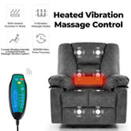 Elektrischer Aufstehsessel mit Massage- und Wärmefunktion
