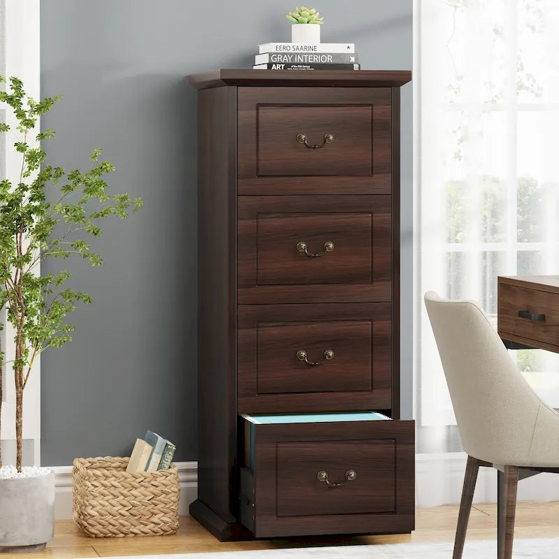 4-Drawer Vertical File Cabinet for Home Office