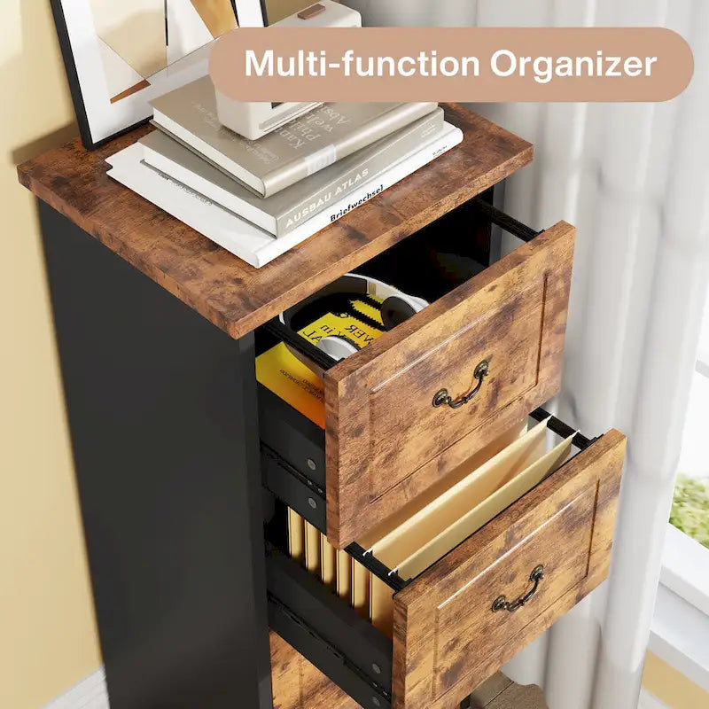 4-Drawer Vertical File Cabinet for Home Office
