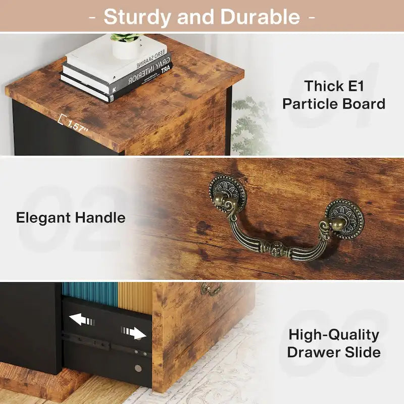 4-Drawer Vertical File Cabinet for Home Office