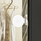 9-Drawer Vanity Table with LED Mirror and 3 Adjustable Mirrors